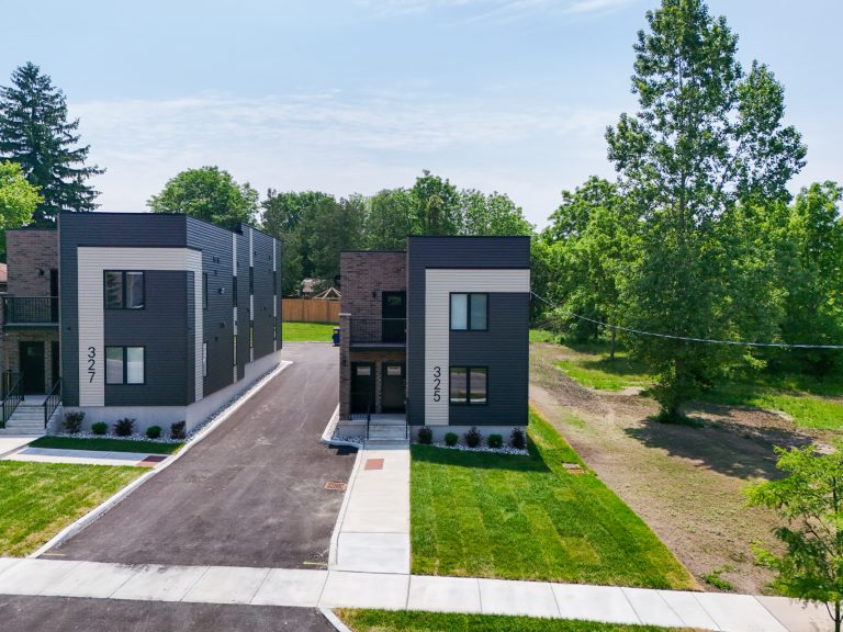 London homes in South London in two newly constructed fourplexes