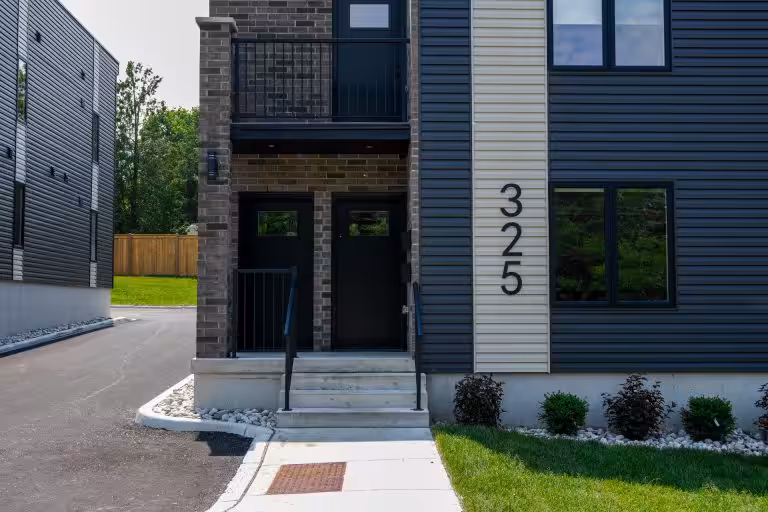 London rental apartments in South London in a newly constructed fourplex