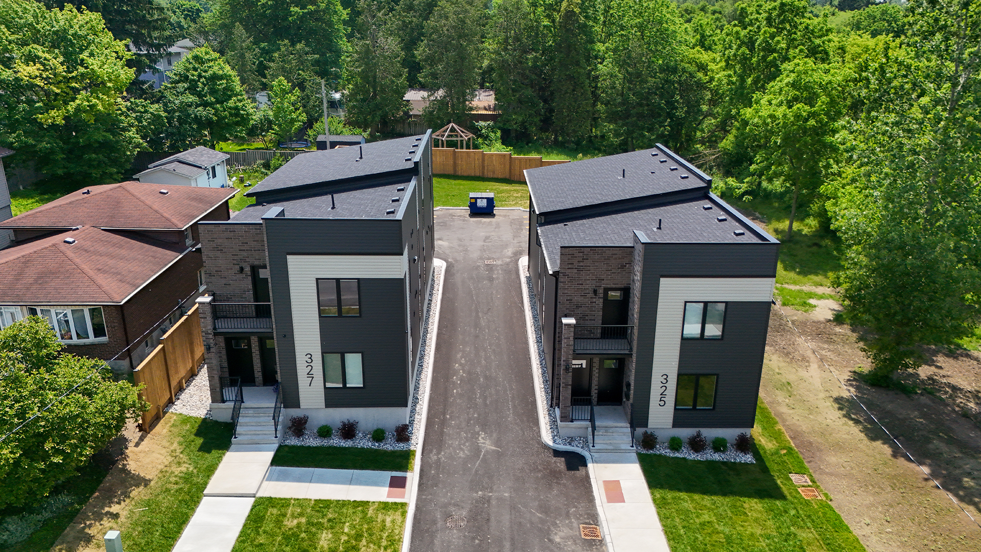 London homes in South London in two newly constructed fourplexes