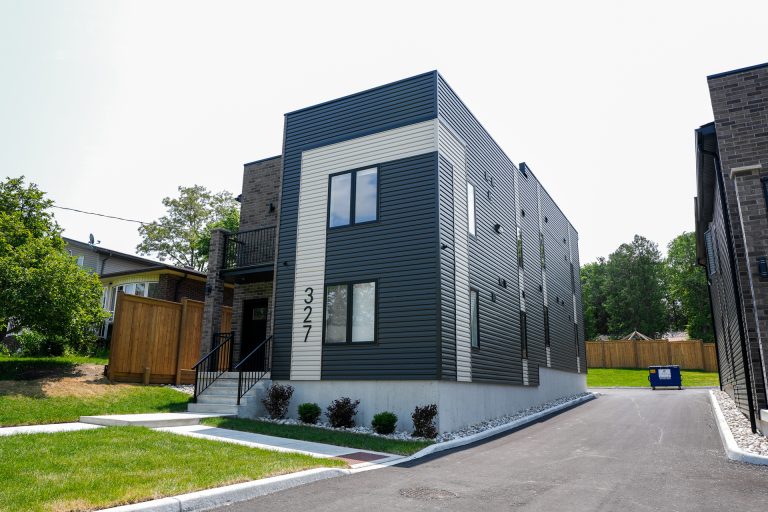 London homes in South London in a newly constructed fourplex