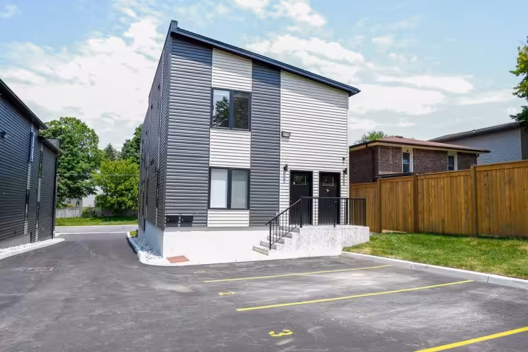 London homes in South London in a newly constructed fourplex