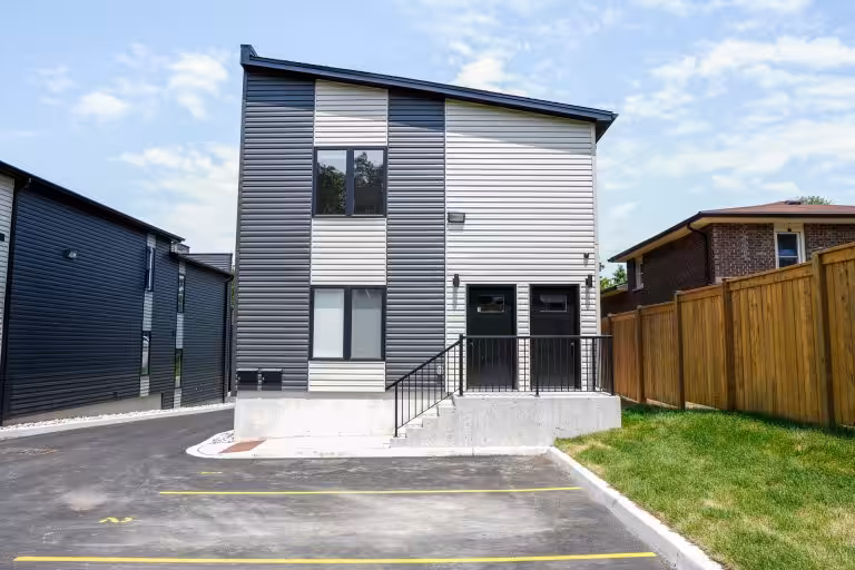 London homes in South London in a newly constructed fourplex