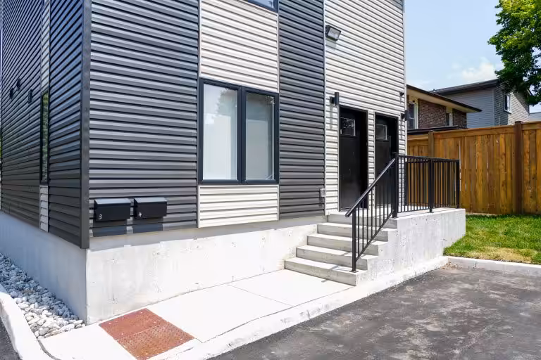 London homes in South London in a newly constructed fourplex