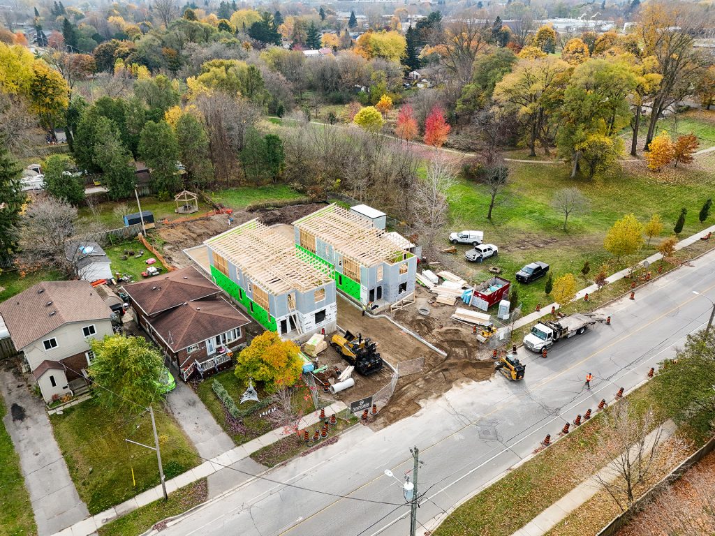 London homes in South London in two newly constructed fourplexes