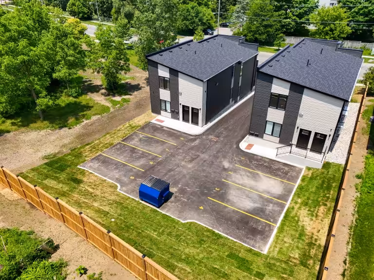 London homes in South London in a newly constructed fourplex
